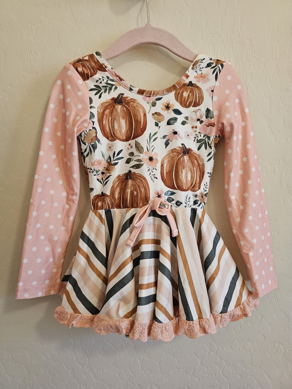 Cheeky Plum Farrah Leotard Pumpkin Patch 2T